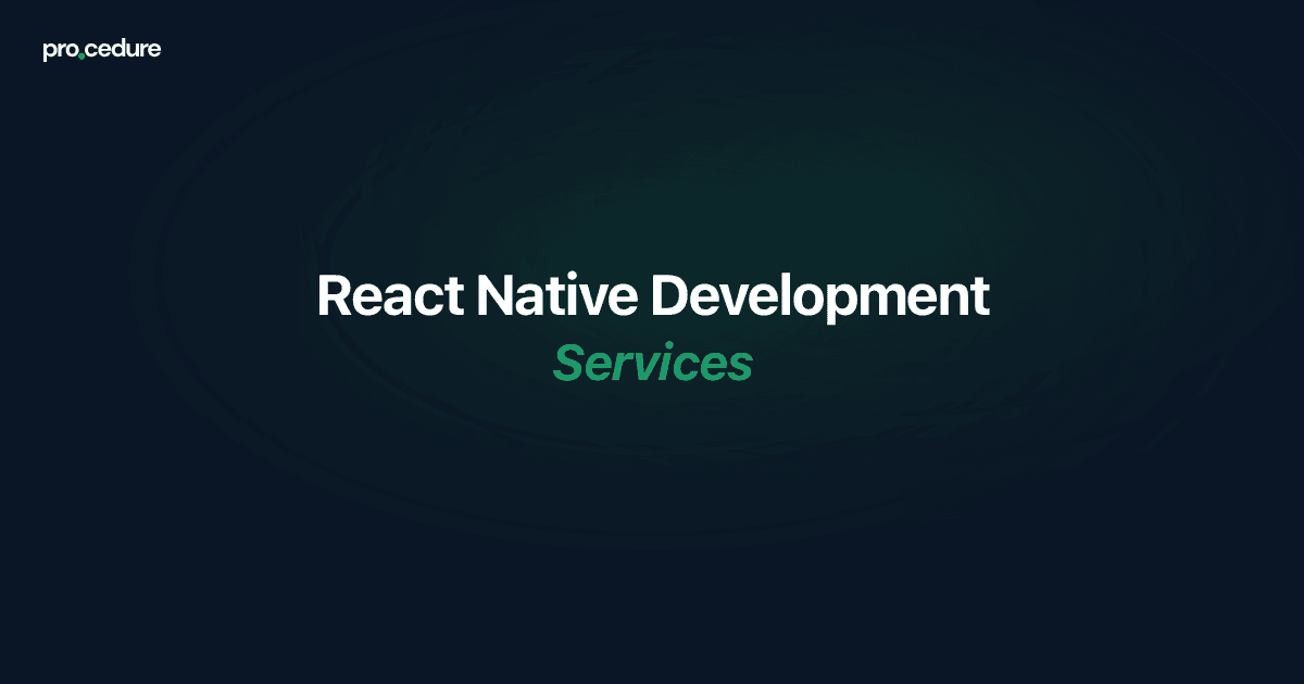 React Native Development Services | Cross-Platform iOS & Android Apps